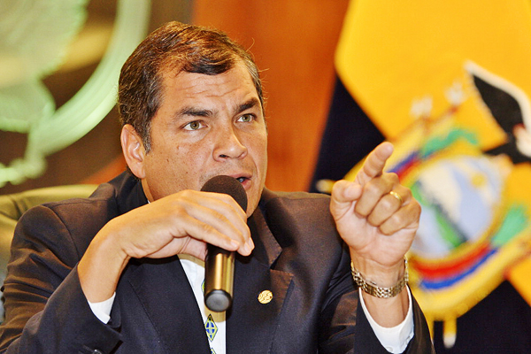 Correa anunció que Ecuador no reconocerá al nuevo gobierno de Paraguay
