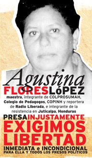 Nuestra compañera Agustina Flores ha sido liberada